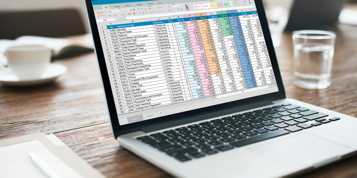 planilha de orçamento